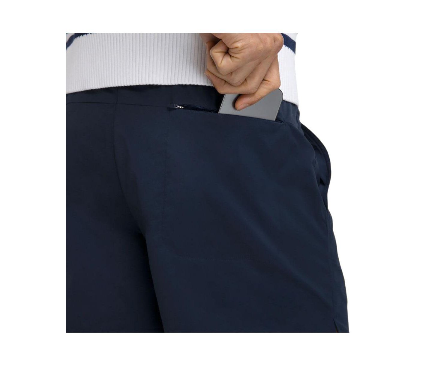 Мужские шорты Wilson Volley 6 Inch Classic Tennis Shorts, цвет: Тёмно-синий — фото 3