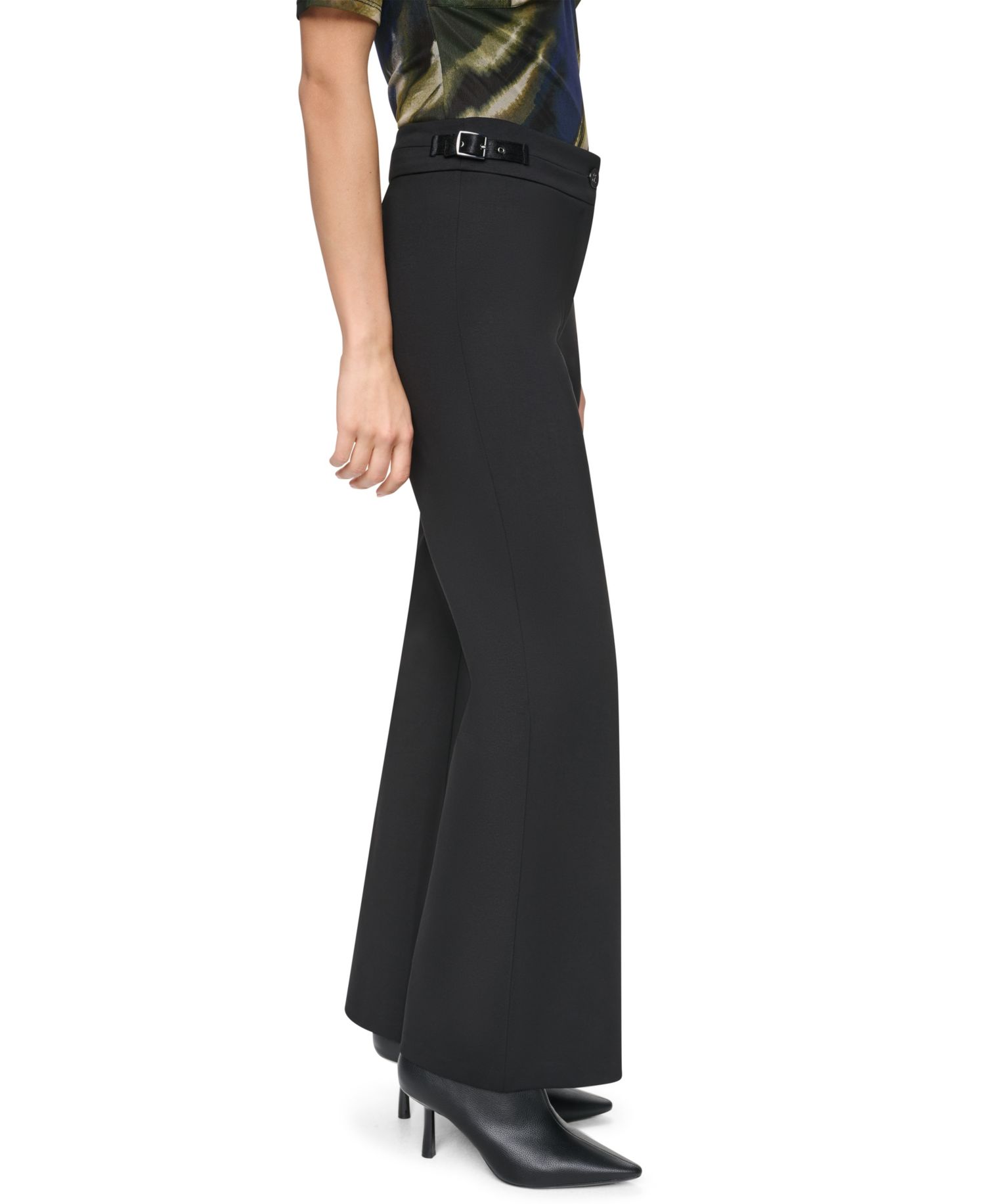 Women's Soho Ponte Fit-And-Flare Pants