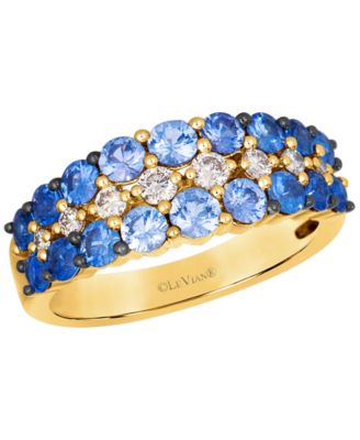 Le Vian Sapphire (1-7/8 ct. t.w.) & Diamond (1/4 ct. t.w.) Ring in 14k Vanilla Gold - Yellow Gold