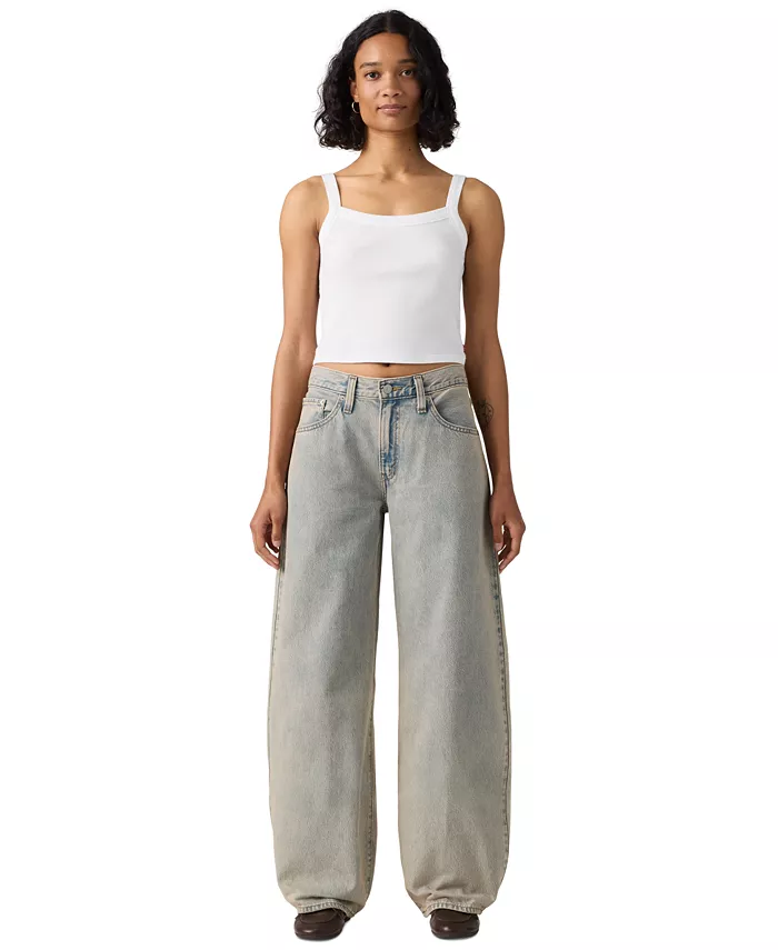 Women's Mid-Rise Middy Balloon Jeans - thumbnail 6