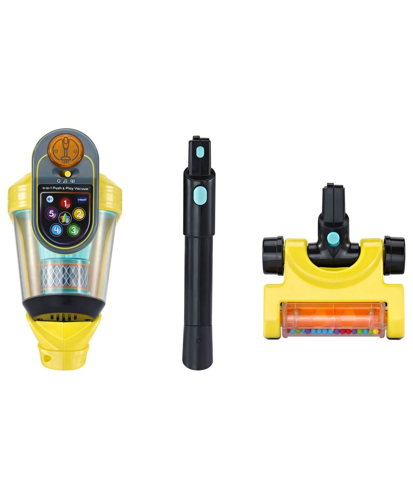 Детская игрушка VTech 4-in-1 Push & Play Vacuum, Ages 1.5+ — фото 2