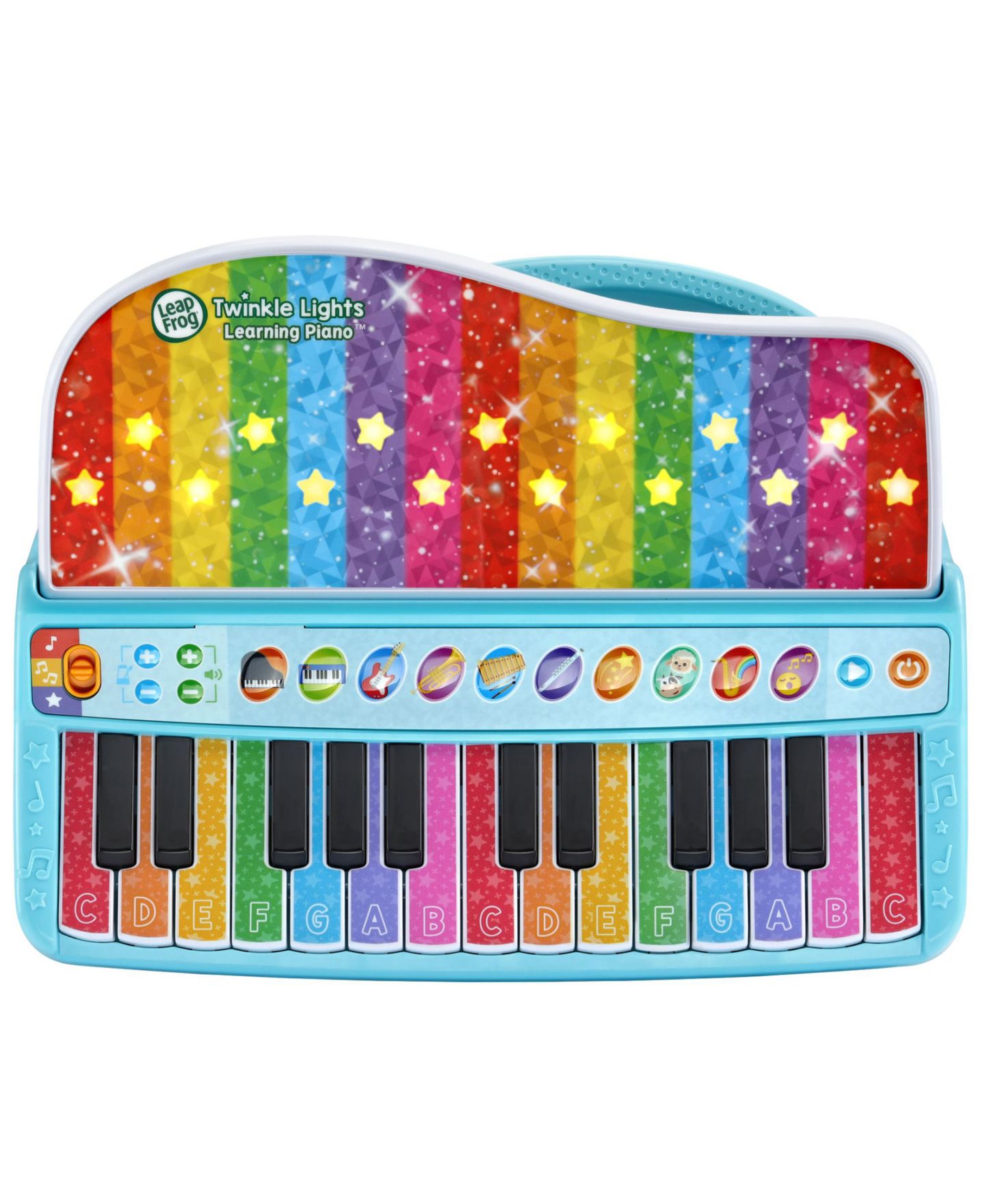 Детская игрушка Leapfrog Twinkle Lights Learning Piano with 10 Instrument & Sound Options — фото 5