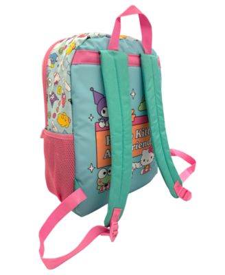 girls hello kitty backpack Personalized for Kids side mesh pockets Red/Hello Kitty Printed backpack for