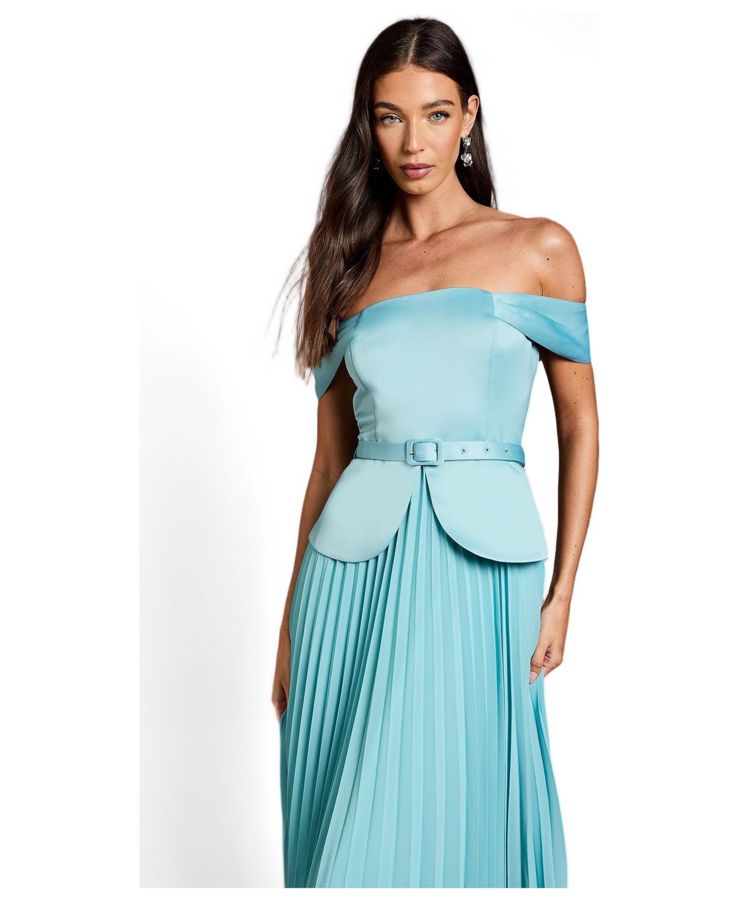 Women's Bardot Fit and Flare Midi Dress