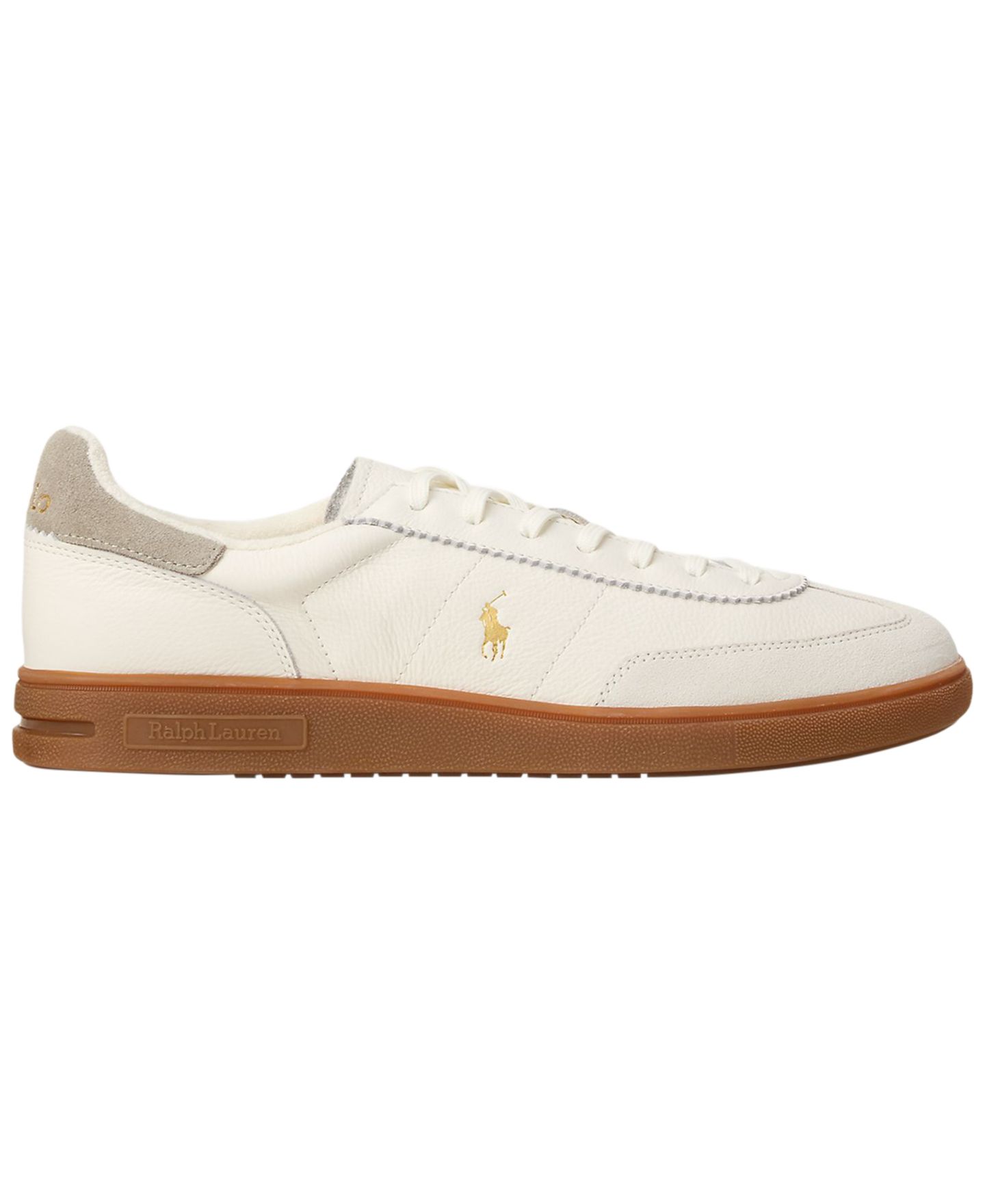 Мужские кроссовки Polo Ralph Lauren Bedford's Low-Profile Round-Toe, цвет: Белый — фото 2