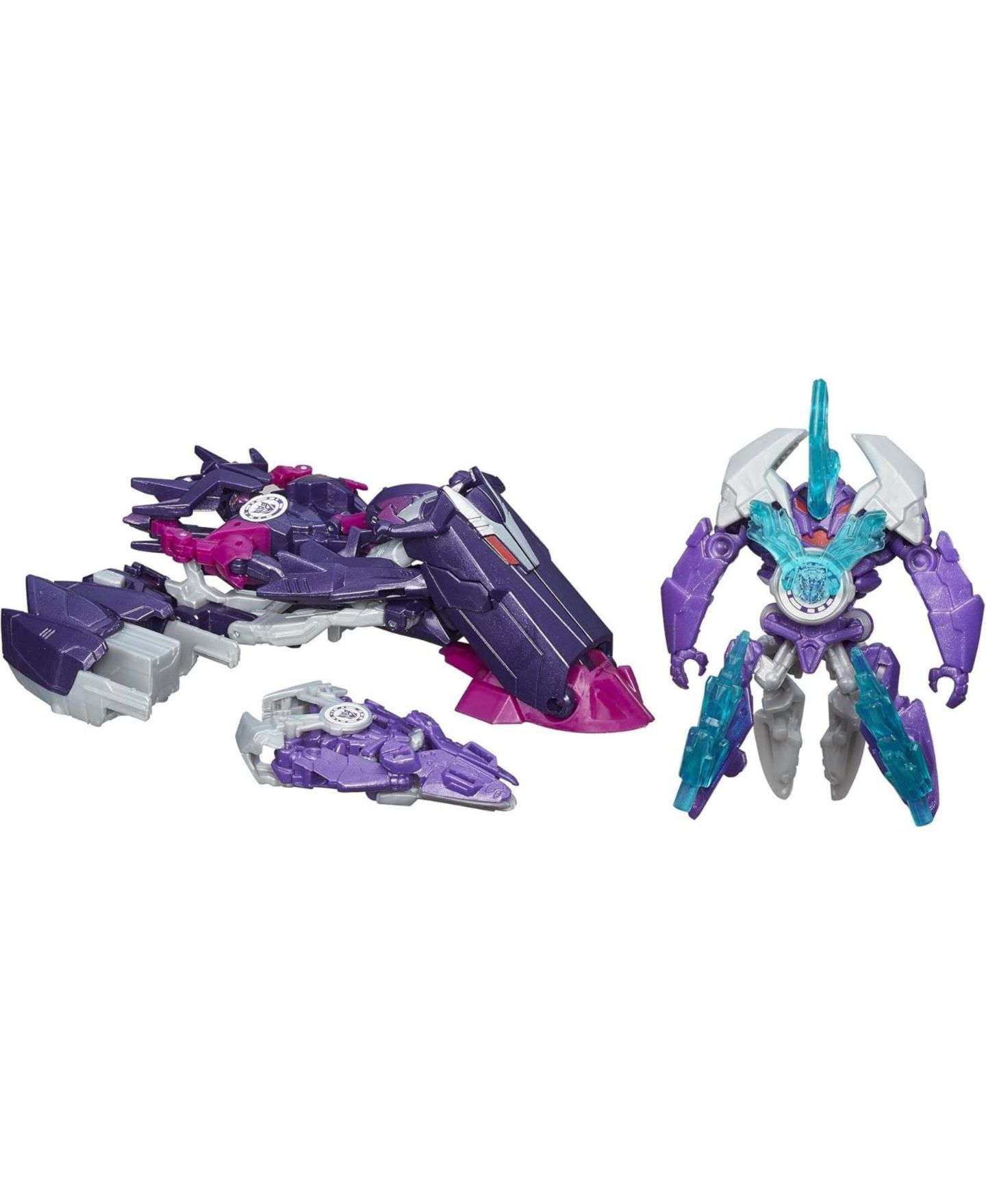 Набор из 2 фигурок Transformers Robots in Disguise Fracture и Airazor, Warrior, 5 дюймов — фото 3