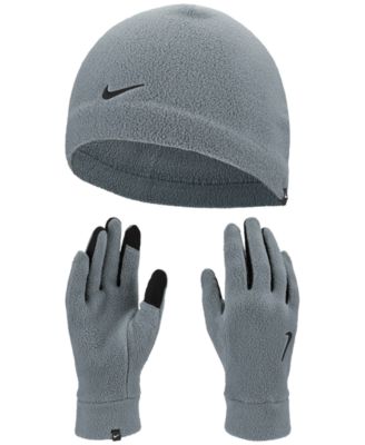 Unisex Fleece Hat & Gloves, 2-Piece Set