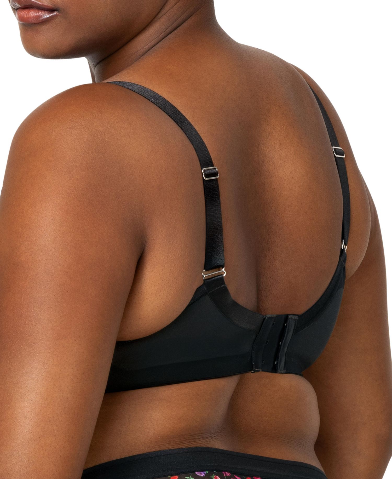 Women's Sheer Mesh Full Coverage Unlined Underwire Bra