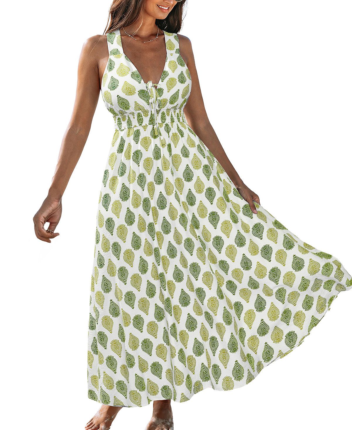 Cupshe Women's Jet Life Geo Maxi Beach Dress view 1 — MAYCSS fashion products