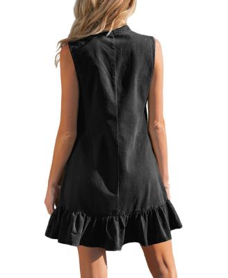 black cocktail dress off shoulder Lady Tie - Brienne - Black Creates a refined and recently_added_2025-09-29 what bra to use Size:LG V BLACK