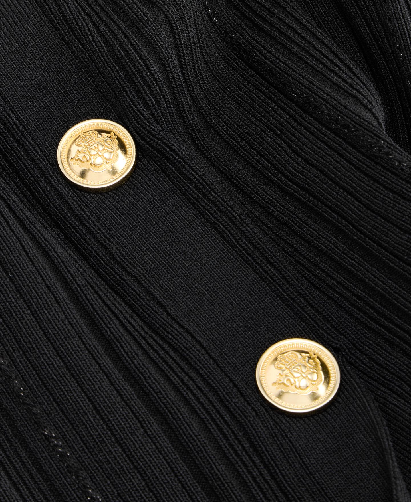 Женский свитер I.N.C. International Concepts Sleeveless Ribbed Button-Front, цвет: Глубокий чёрный — фото 6