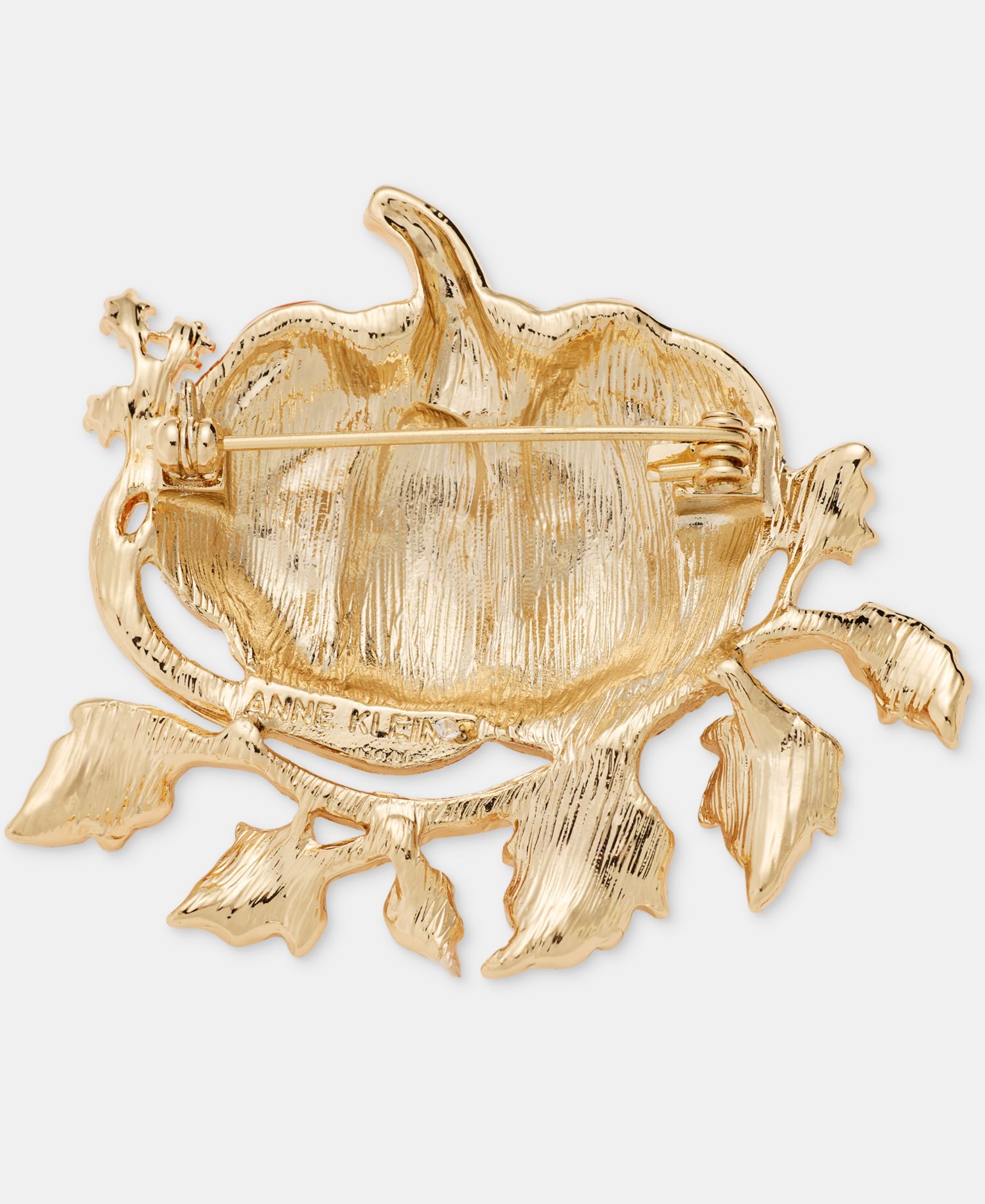 Pav&eacute; Vined Pumpkin Pin