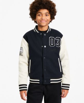 Boys' 4-20 Basketball Varsity Bomber Jacket