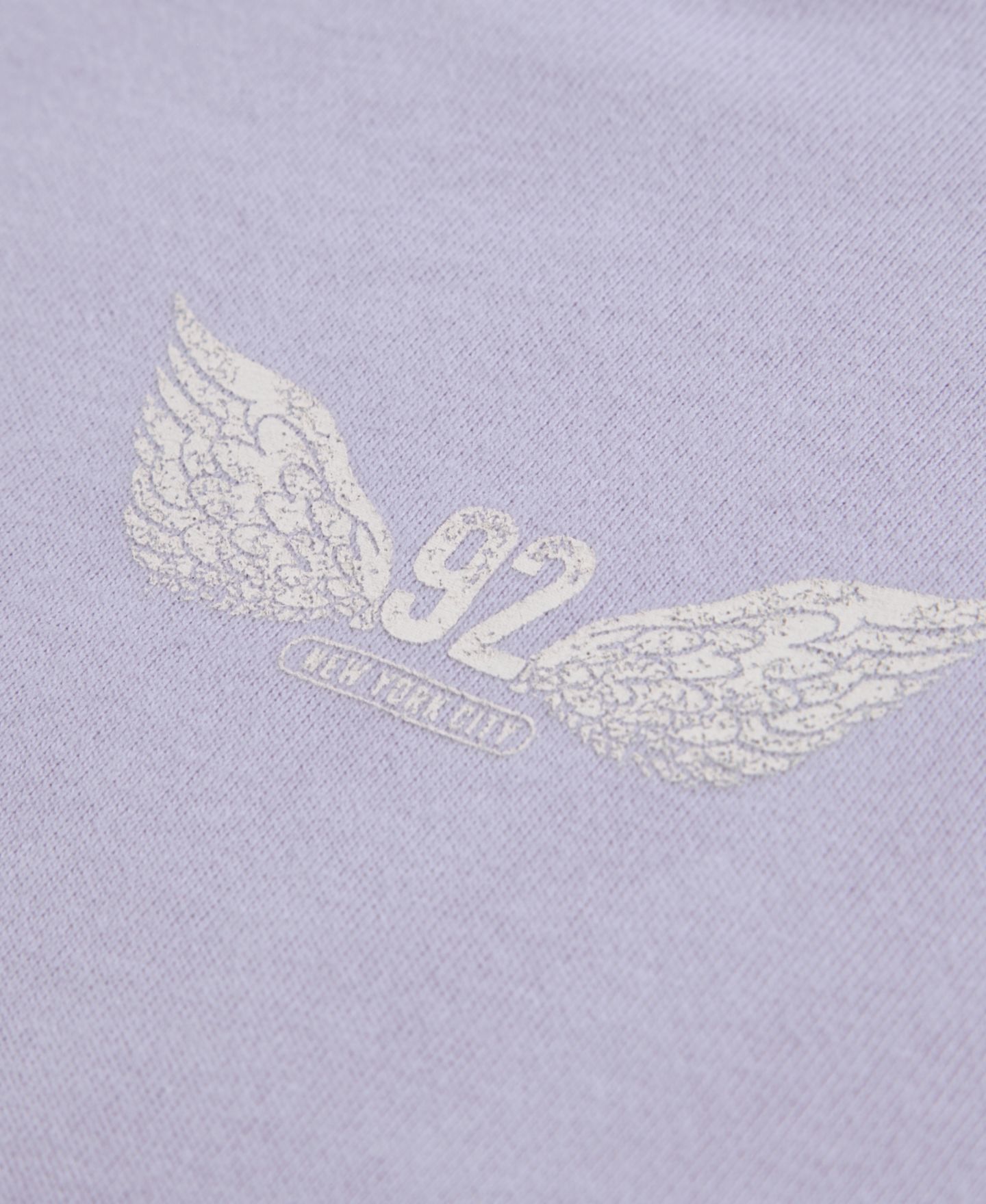 Футболка abercrombie kids Short-Sleeve T-Shirt для девочек, цвет: Пастельный фиолетовый — фото 3