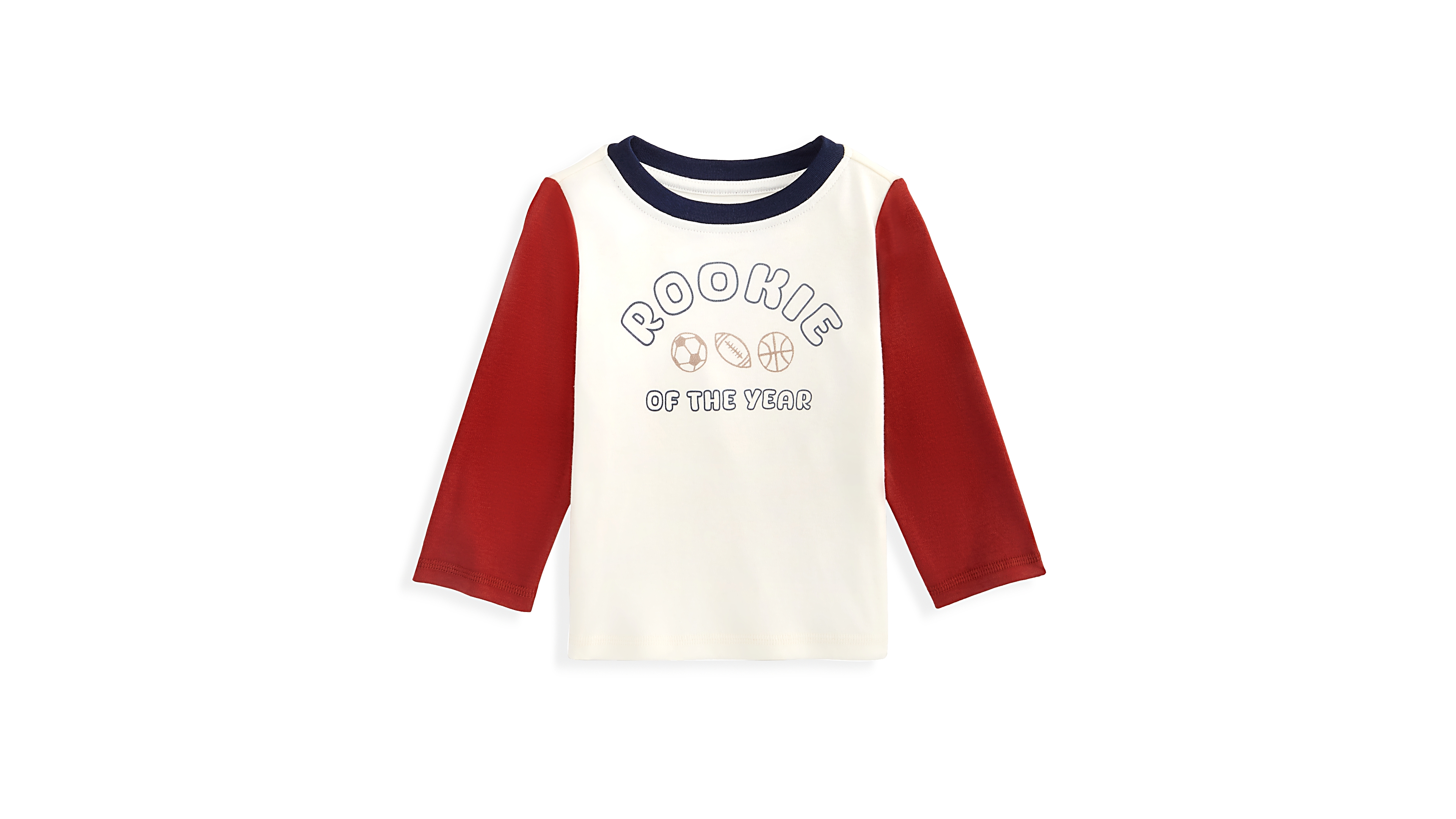 First Impressions Baby Boys' 3M-24M Mix & Match Long-Sleeve Rookie of the Year T-Shirt, Macy's Exclusive