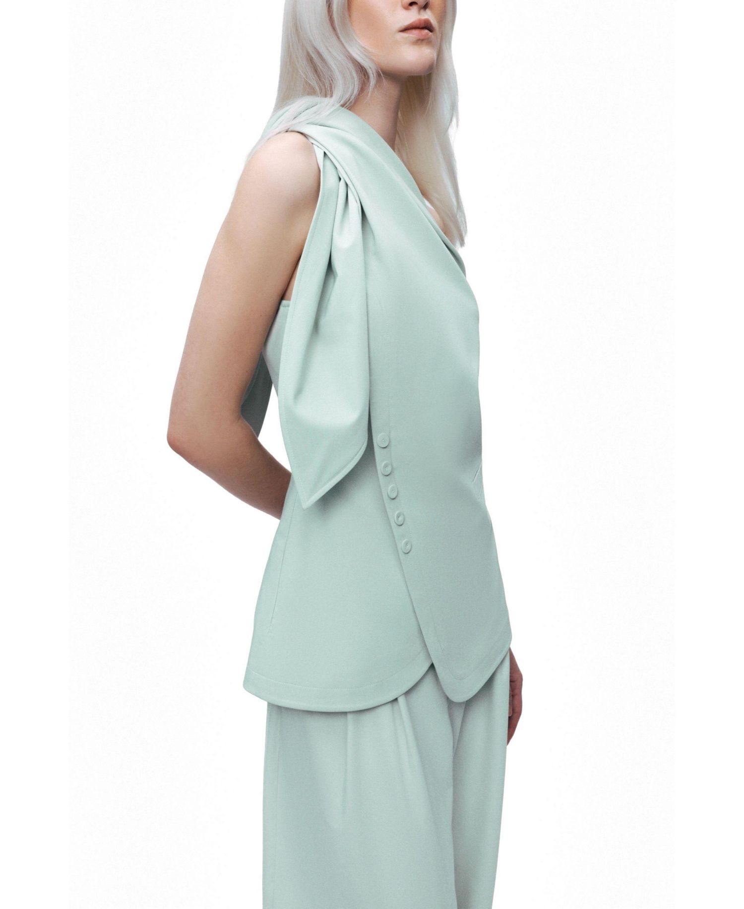 Women's Shoulder-Tie Blouse