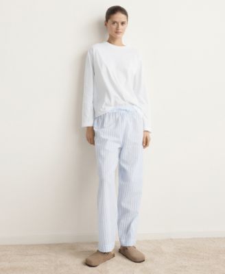Women's Two-Piece Cotton Striped Pyjamas