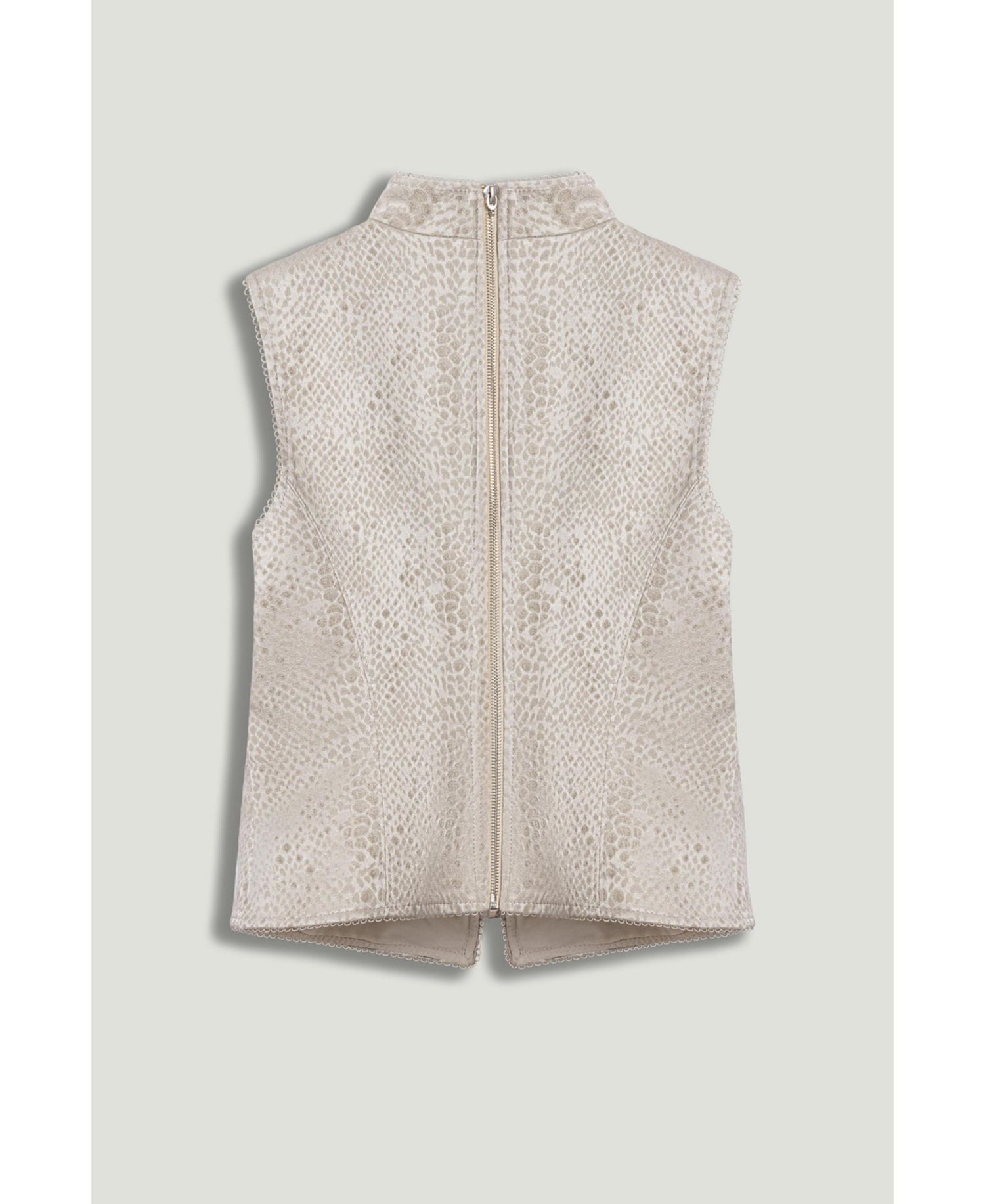 Women's Braid-Trim Bustier Top with Built-In Bra