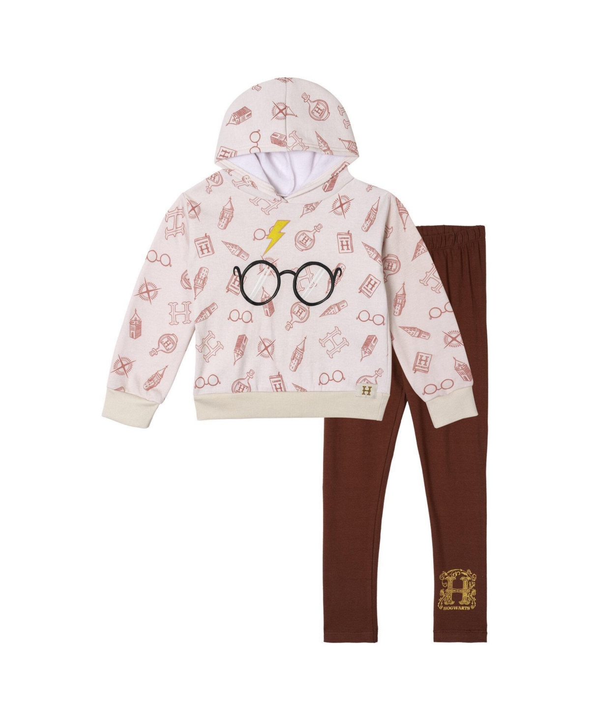 Harry Potter Girls 5 -20 Fleece Hoodie and Leggings Set