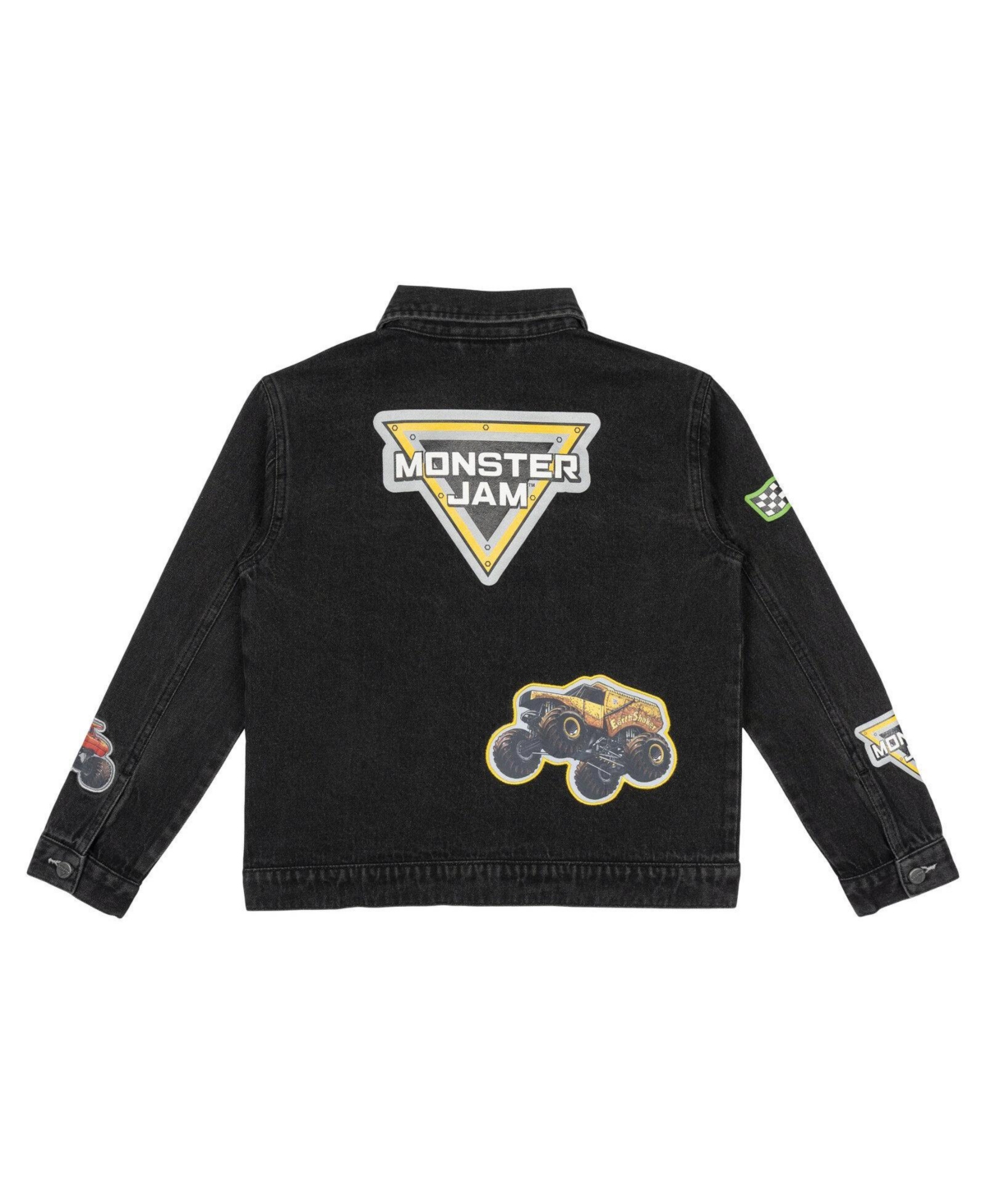 Monster Jam Toddler Boys' 3T- 4T Denim Jacket