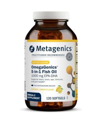 OmegaGenics Omega 3 Fish Oil 1000 Milligram EPA DHA High Potency Omega 3 Supplement for Heart, Brain and Joint Health 120