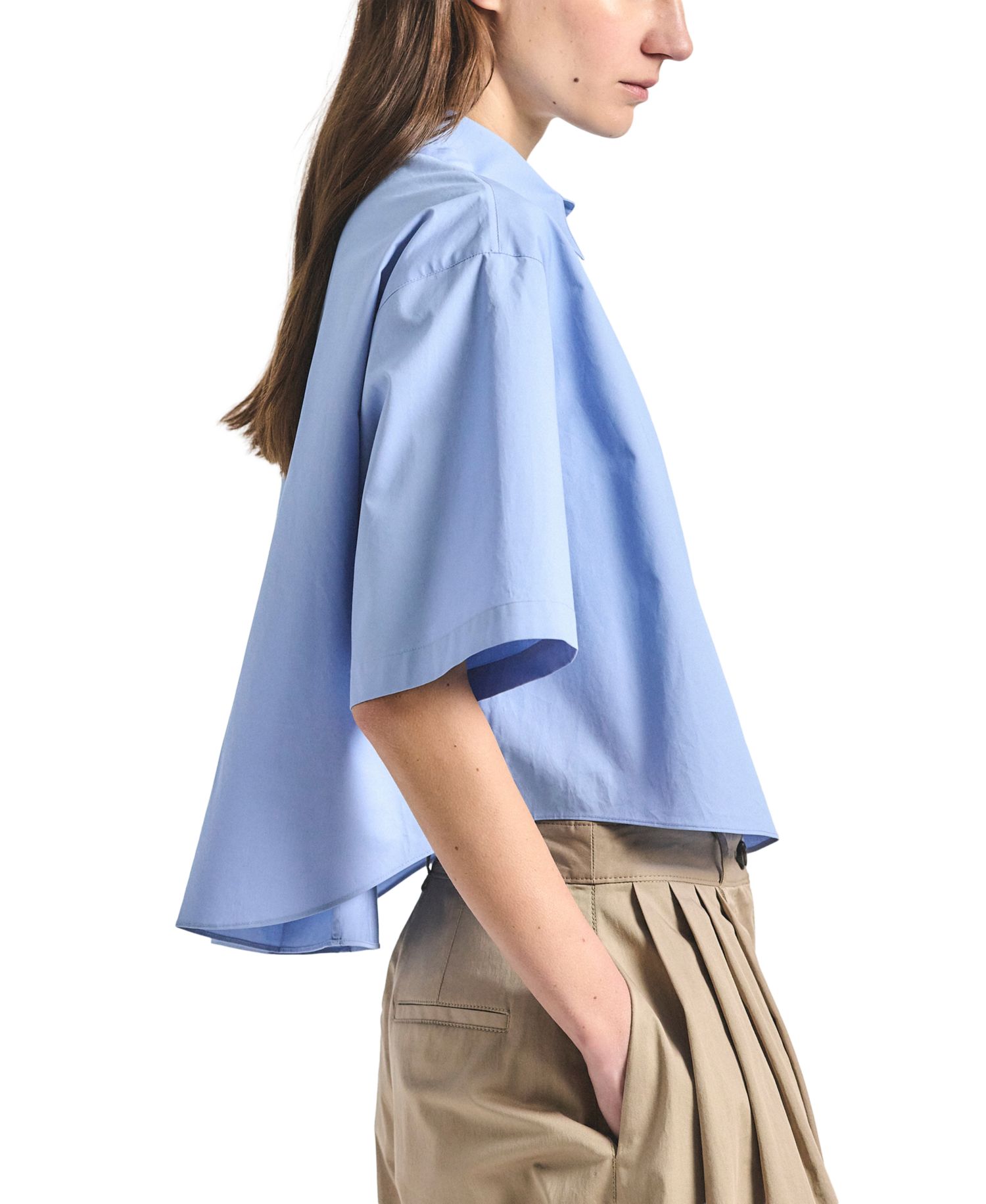 Women's Olivia Cropped Short-Sleeve Shirt