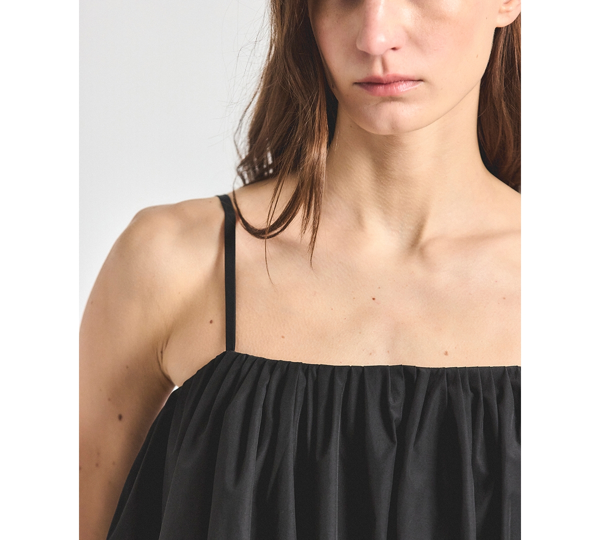 Derek Lam 10 Crosby Women's Dominic Gathered Baby Doll Mini Dress