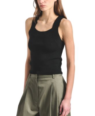 Women's Dakota Scoop Neck Sweater Knit Tank Top