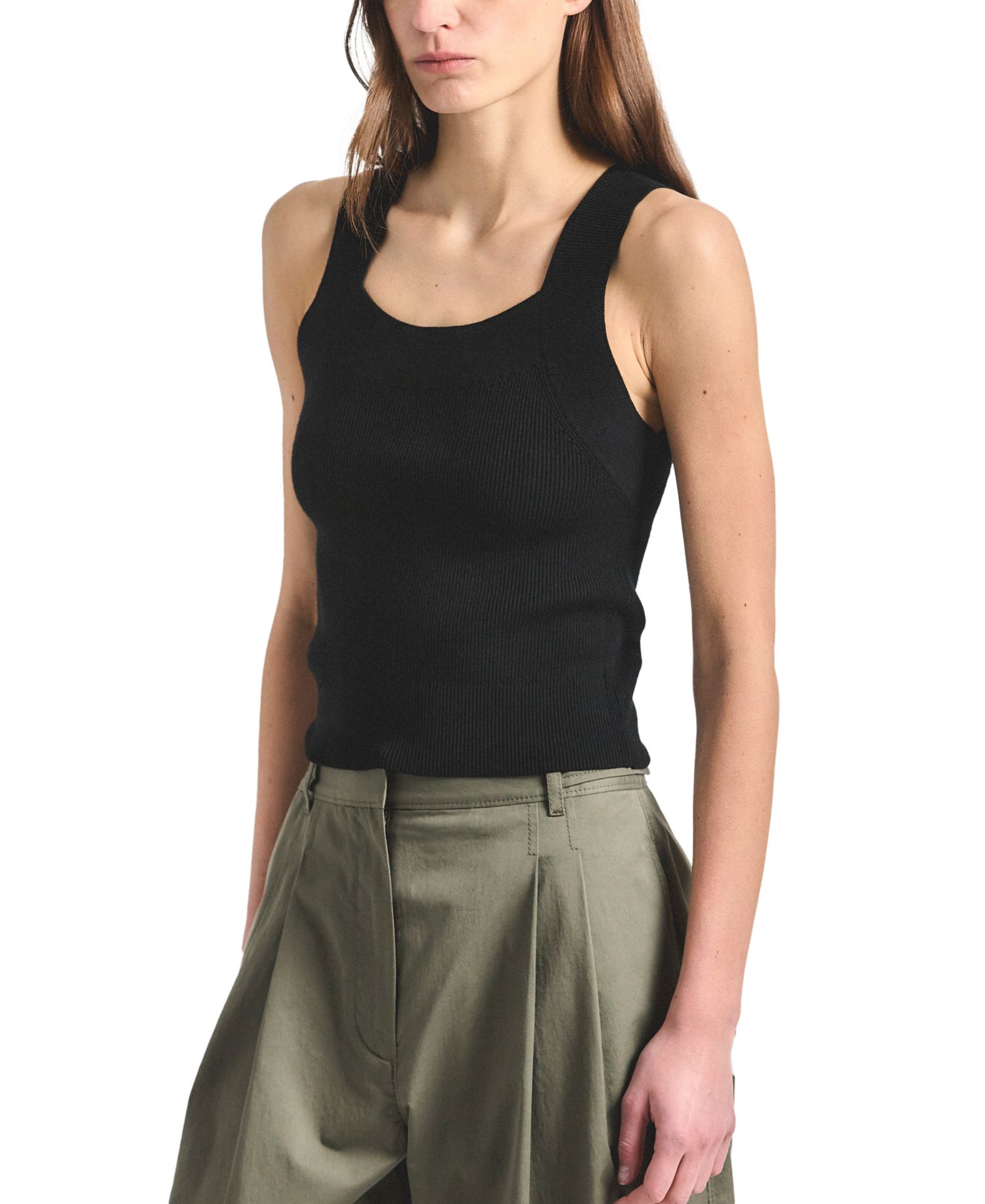 Women's Dakota Scoop Neck Sweater Knit Tank Top