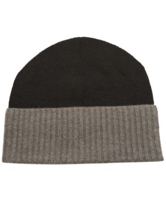 Men's Cashmere Folded Cuff Beanie Hat