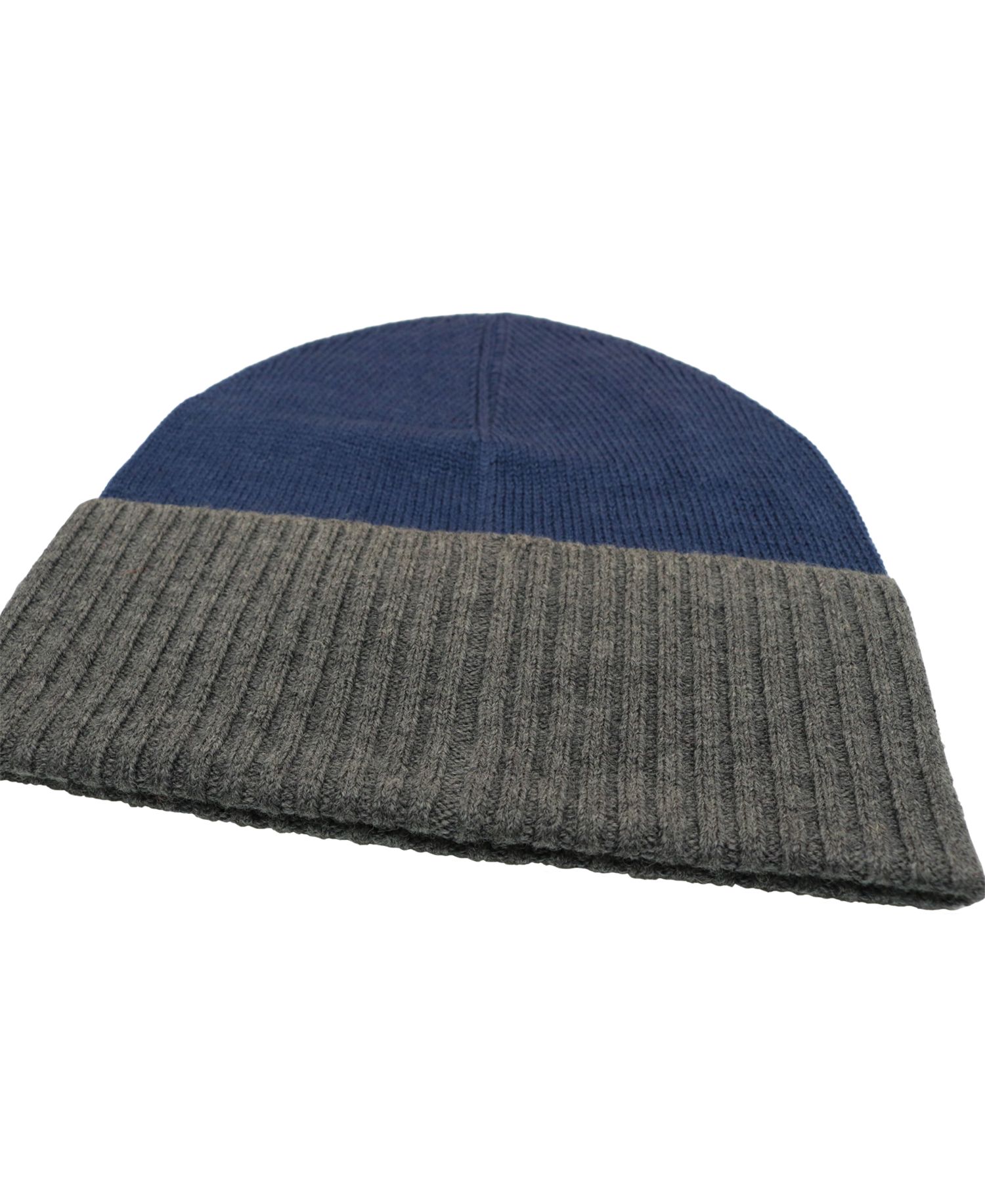 Men's Cashmere Folded Cuff Beanie Hat