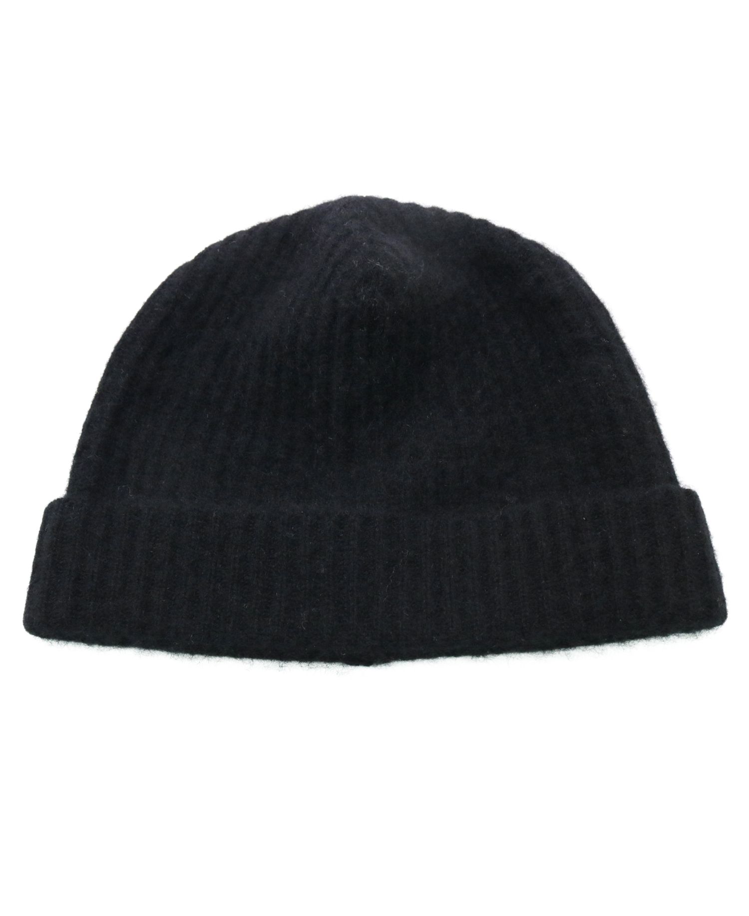 Men's Cashmere Folded Cuff Ribbed Hat