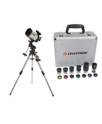 Advanced VX 8" EdgeHD Telescope - with Deluxe Accessory Kit (5 Celestron Plossl Eyepieces, 1.25" Barlow Lens, 1.25" Filter Set, Accessory