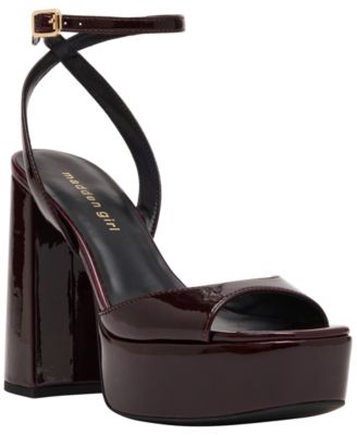 Women's Kiss Two Piece Block Heel Platform Dress Sandals