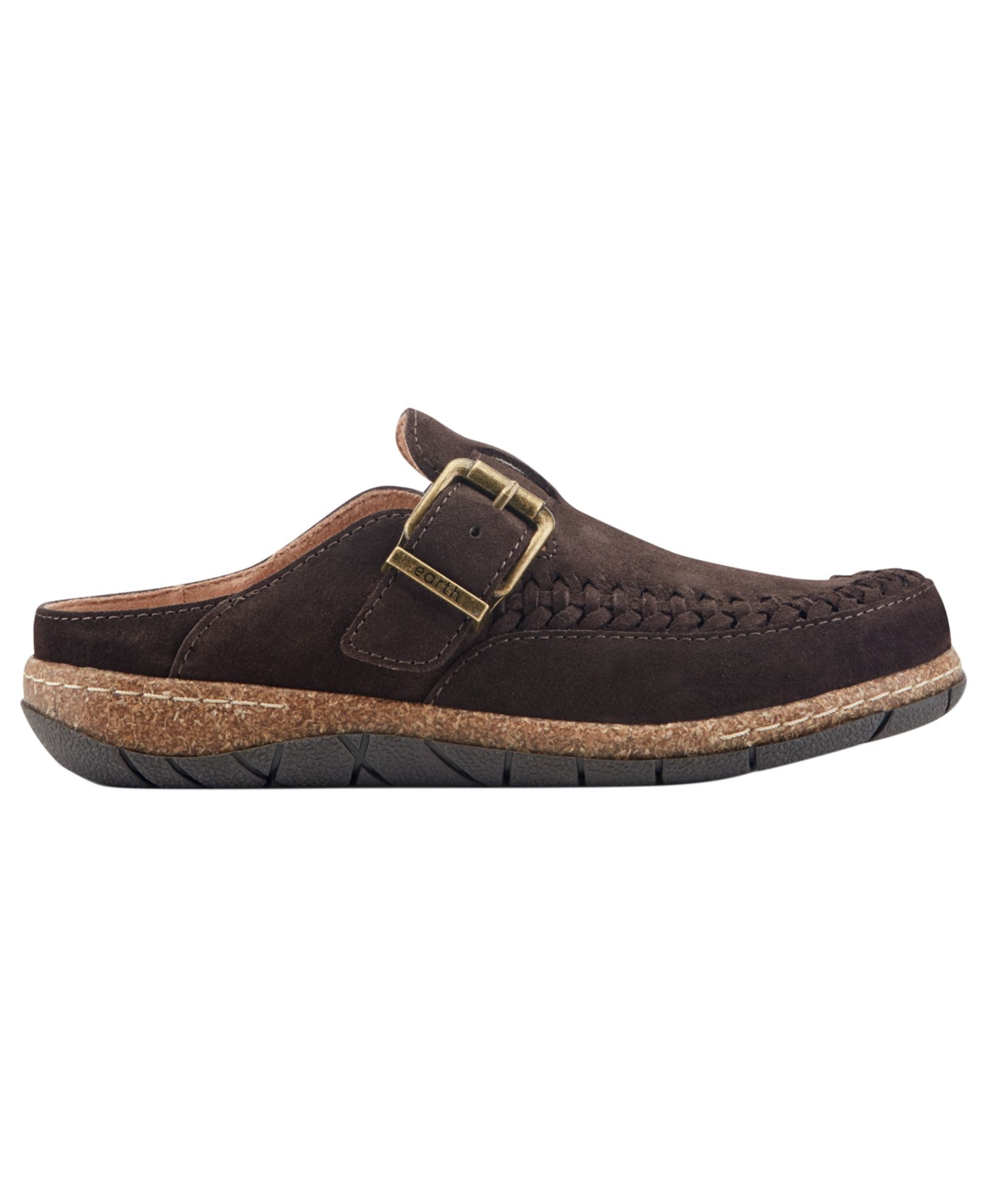 Women's Eileen Woven Suede Footbed Clogs