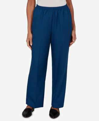 Petite Colored Classic Pull-On Pants