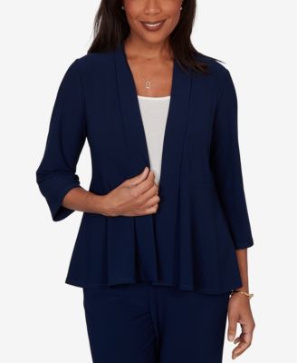 Petite Light Open Crepe Cardigan Top