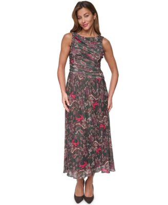 Women's Boat Neck Twofer Dress