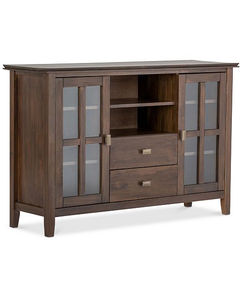 Simpli Home Bellevue Tall TV Stand & Reviews Furniture Macy's