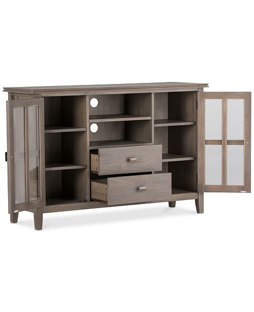 Furniture Bellevue Tall TV Stand, Quick Ship Furniture Macy's