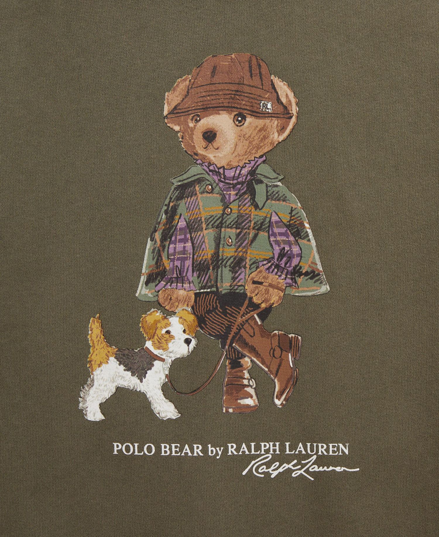Girls' 7-16 Polo Bear Long-Sleeve Sweatshirt