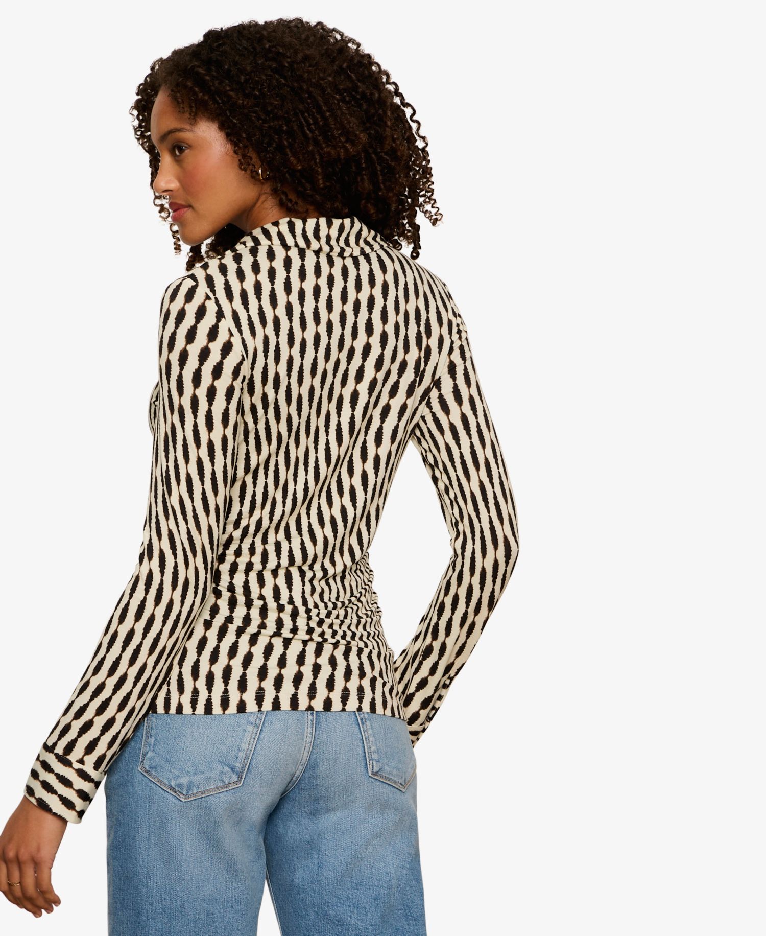 Women's Juno Long-Sleeve Slinky Button-Up Shirt