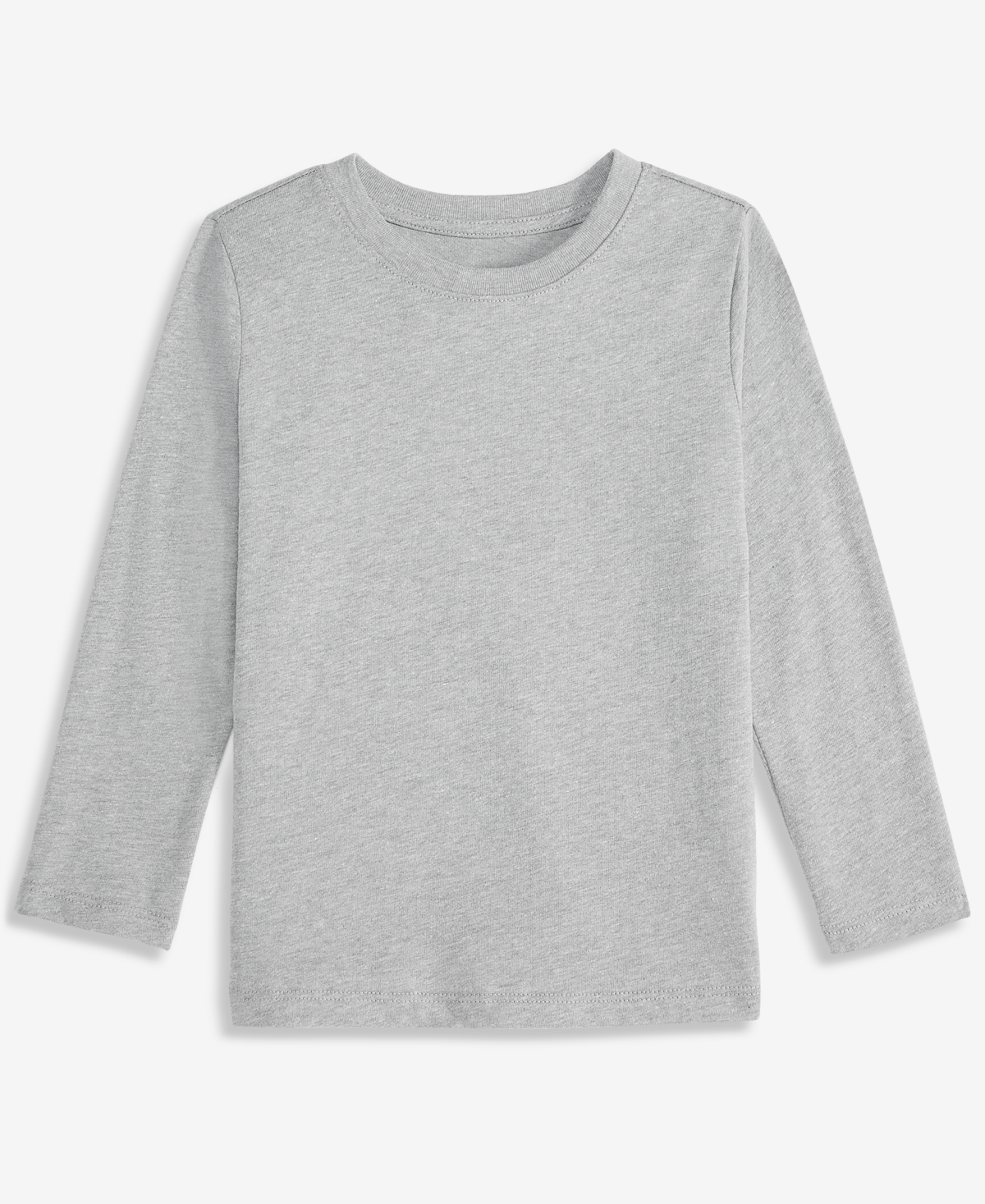 Epic Threads Kids' Toddler Boys' 12m-5t Long-sleeve Core T-shirt, Macy's Exclusive In Et Lght Gry Htr