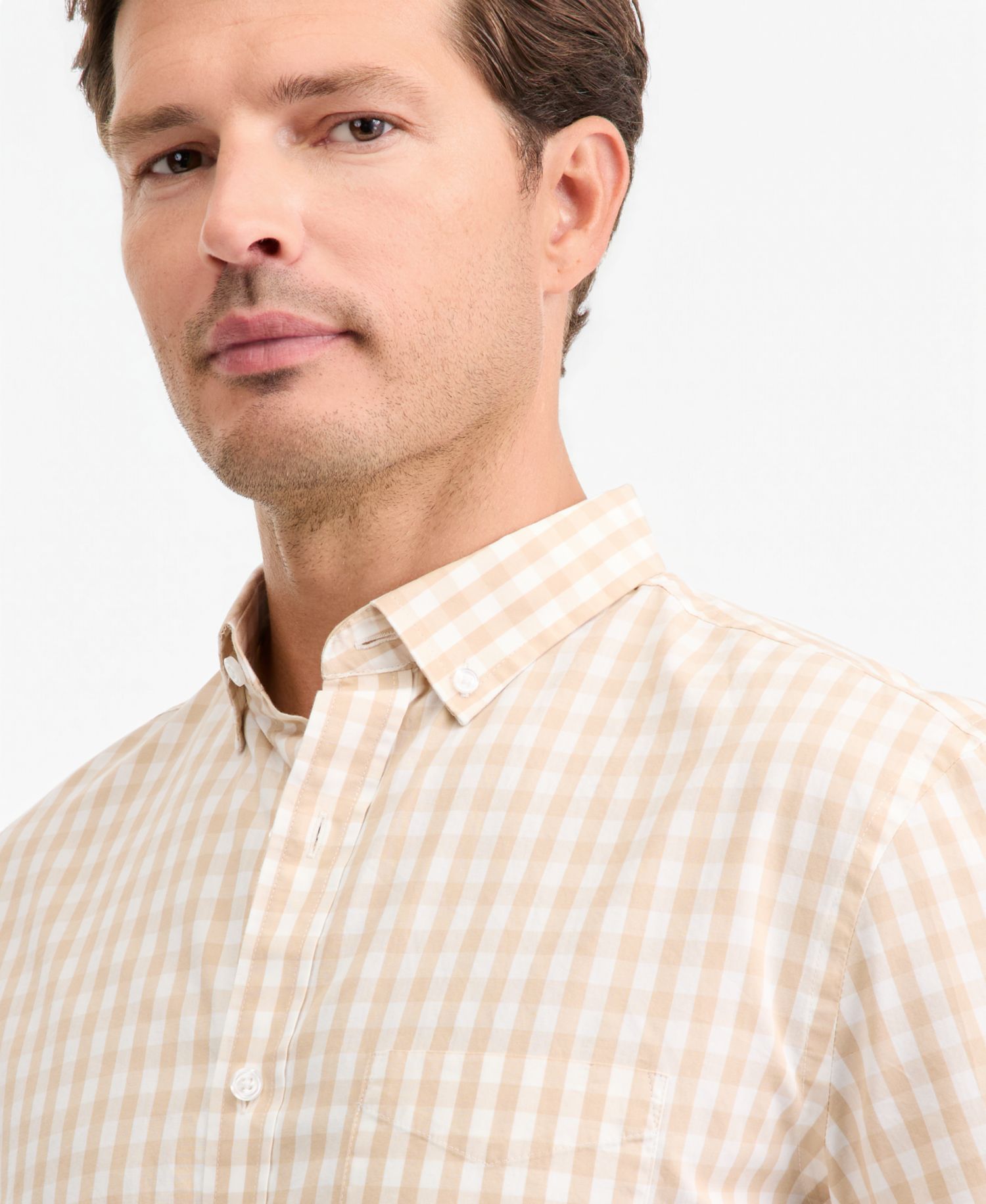 Men's Hemmy Plaid Poplin Short-Sleeve Shirt