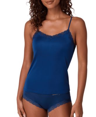 Women's Soft Silk Lace-Trim Camisole