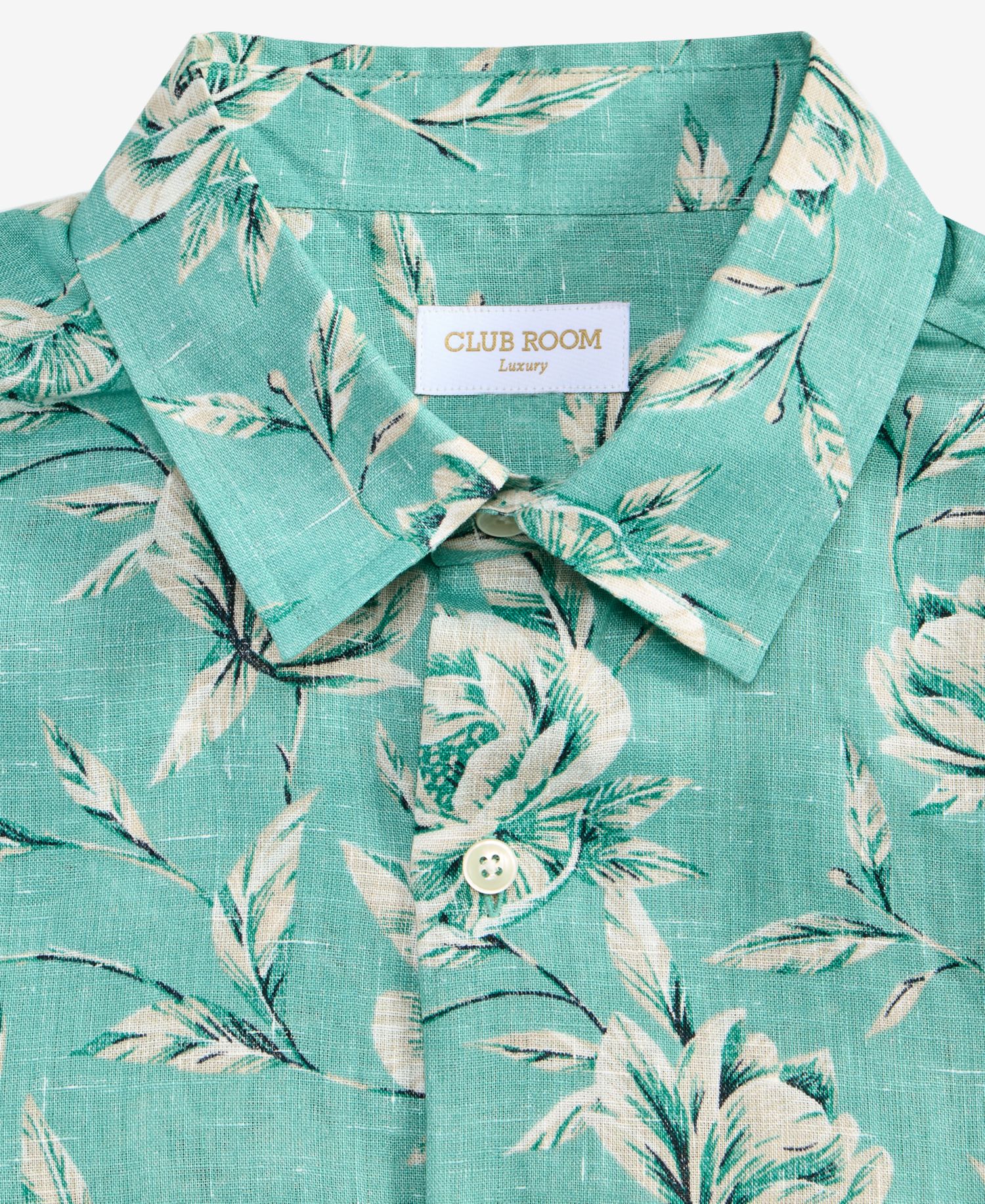 Men's Wally Linen Floral-Print Short-Sleeve Shirt