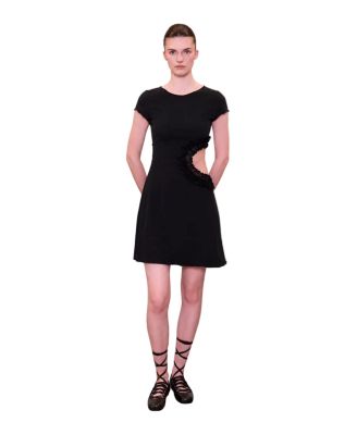 Women's Daydreamers Short Sleeve Lace Detail Mini Dress