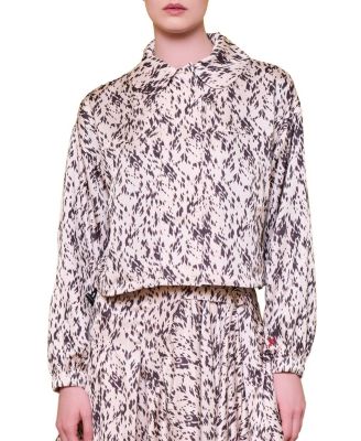 Women's The Party Edit Satin Cropped Bomber Jacket
