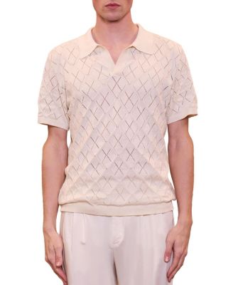Men's Daydreamers Short Sleeve Knit Polo T-Shirt
