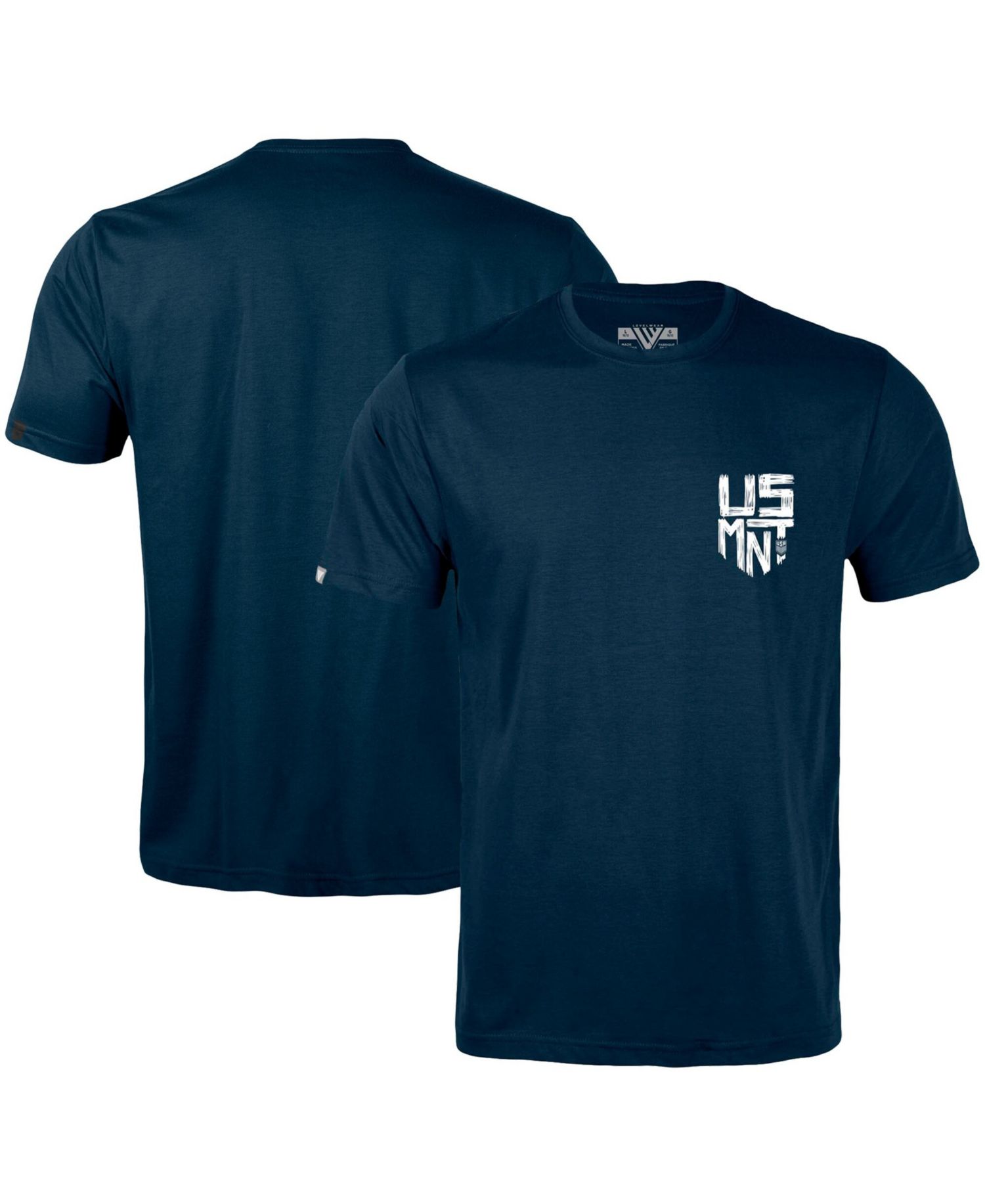 Big Boys and Girls Navy USMNT Little Richmond Scribble T-Shirt